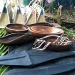 War-clubs-(subi)-other-wooden-items-as-well-as-woven-baskets-from-pandanus-leaf