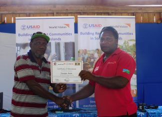 Disaster, child and gender training in Weather Coast