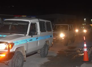 20 detained, ship held on first night