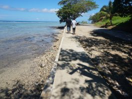 Seawall a facelift for Gizo