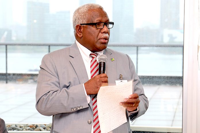 Prime-Minister-Hou-speaking-at-the-Malaria-Summit-in-NY-on-Wednesday