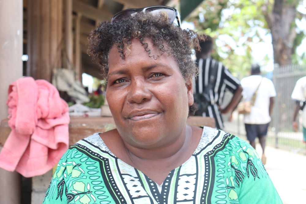 Market Manageress for Munda Market in Western Province Florence Rove