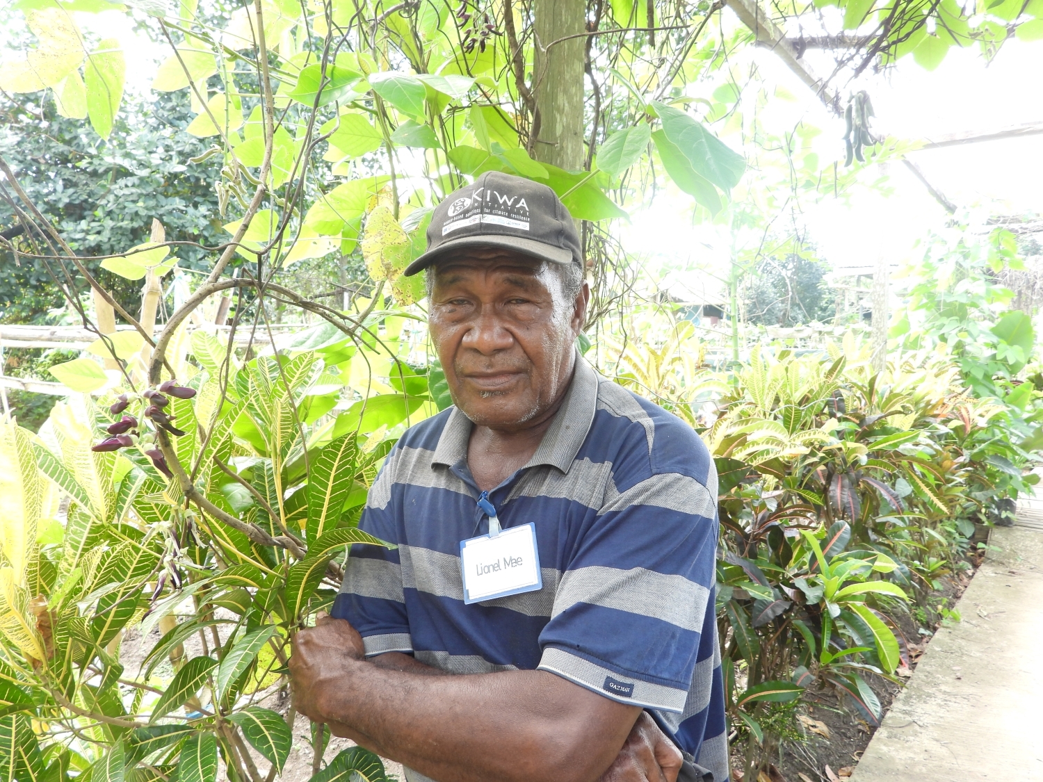 Local farmer Lionel Maeliu