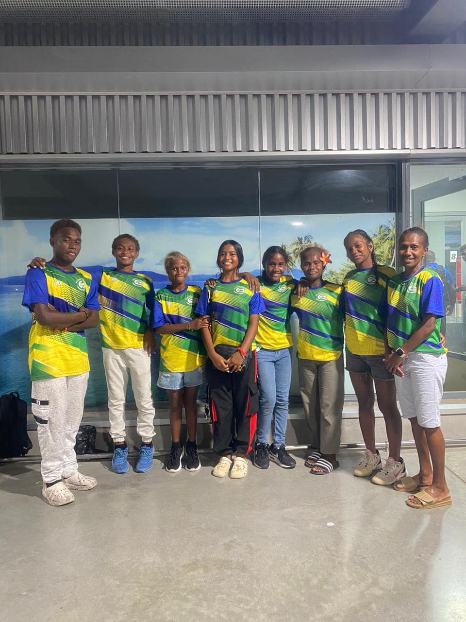 National Junior tennis squad with Coach Doreen Ningalo