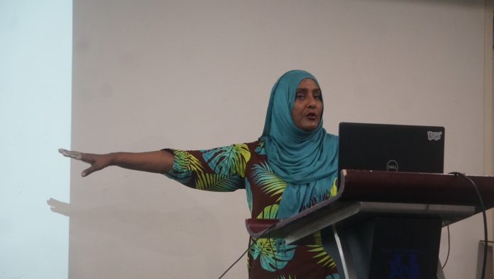 Dr Natasha Khan a Human rights defender in Fiji, and also the current Chair of the Pacific Human Rights Defenders' Network