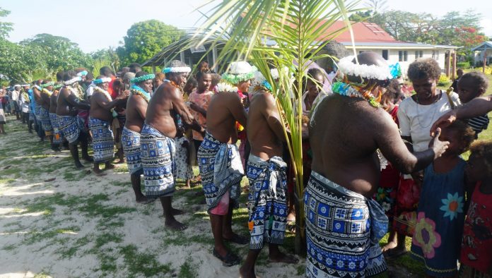 The Lavukal Chiefs were greeted with great hospitality by the participants Louna.