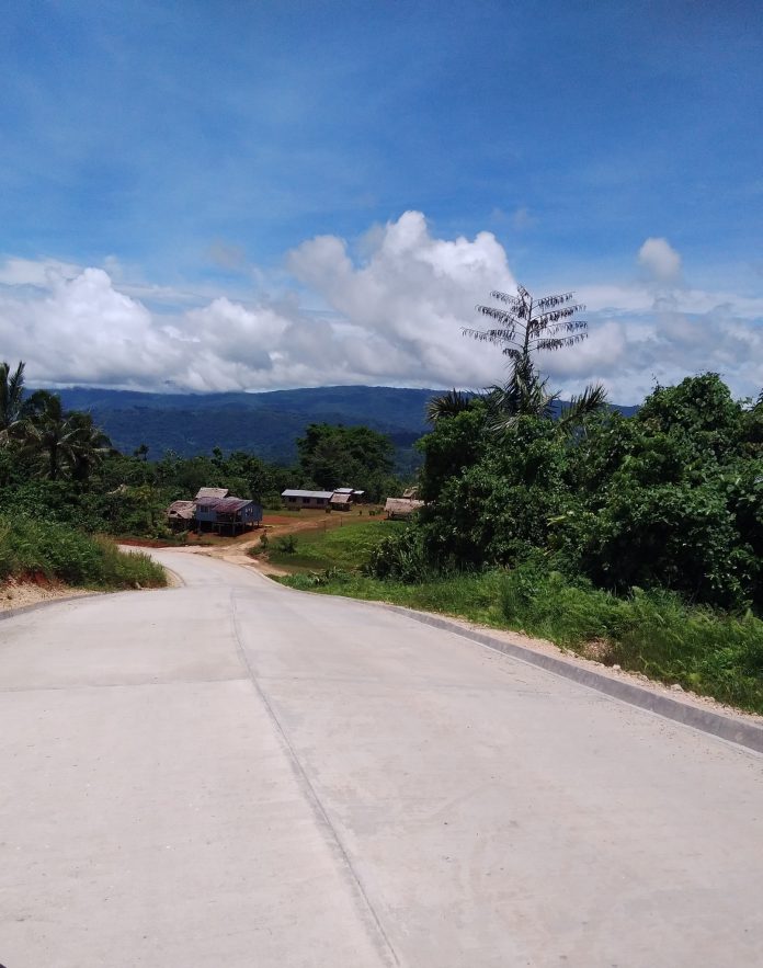 The 21km improved road from Ferakui to Baratalo along East Malaita road.....photo supplied