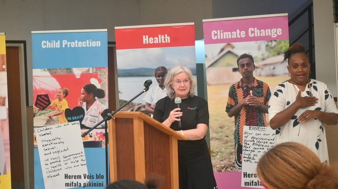 Lisa Cuatt, Country Director for Save the Children, Solomon Islands