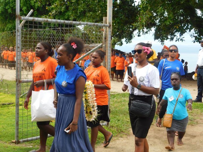 Members of PWDSI participating in a parade