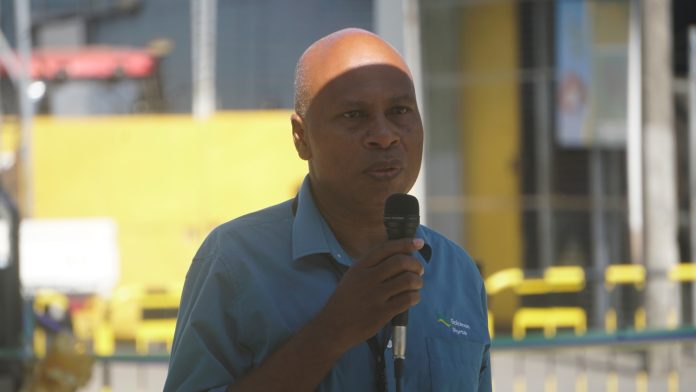 Slomon Ports chief information officer (CIO) and Manager special project Mr. Ellison Pade