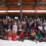 Andersen descendants with Ambassador Riise