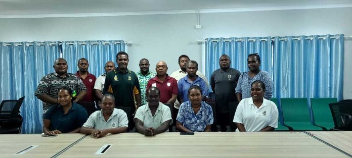 MAL participants and facilitator, Mr. Elwin Taloimatakwa, Disability Program Coordinator, MHMS-Photo credit MAL Media