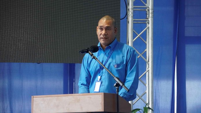 Minister for Environment and Climate Change Polycarp Paea.