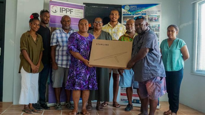The Solomon Islands Planned Parenthood Association (SIPPA) has received a Starlink satellite internet system from Central Honiara Constituency..Photo...SIPPA