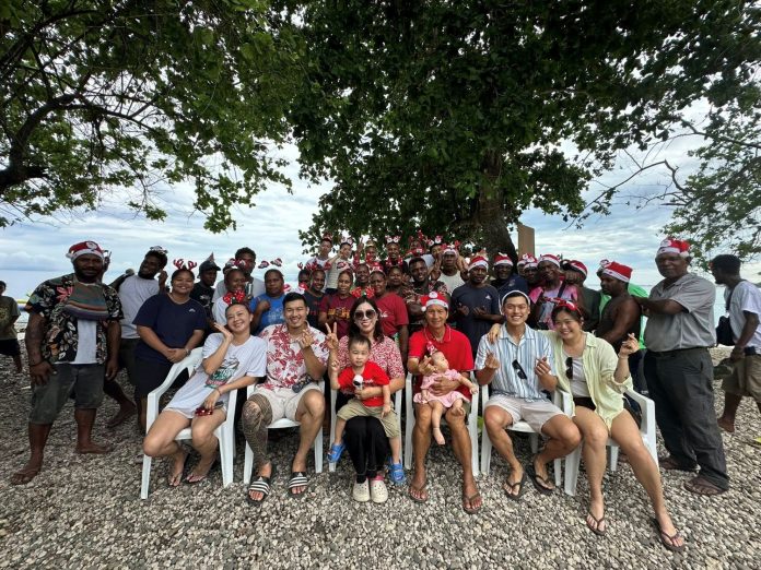 Group photo of Chengs Christmas Staff Party