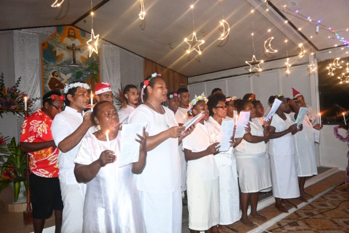 St Francis Parish Choir singing Christmas carols