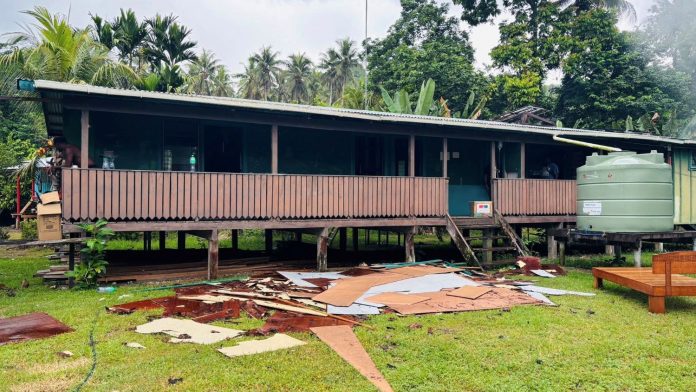 Important renovation works due to termite damage at Vura Clinic in Northwest Guadalcanal