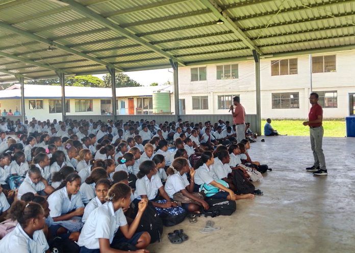 SICF President & Head Coach Madalakanda during the orientation at Burns Creek School