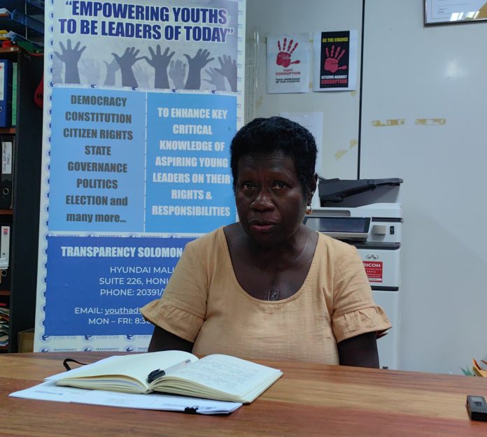 TSI Executive Officer Ruth Liloqula.