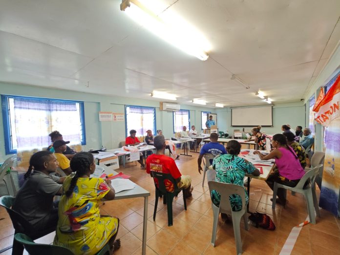 Counting and Polling Officials at their final briefing yesterday