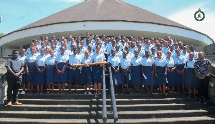 Students from Betikama Adventist College in Honiara undertook an educational visit to the National Parliament of Solomon Islands.