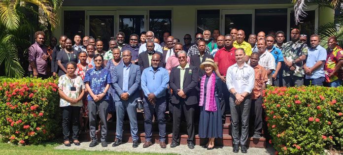A group photo of attendees during yesterday's launch. Pictures by NED GAGAHE.
