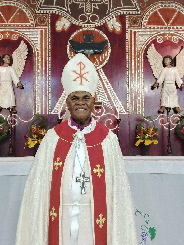 Former Bishop of Ysabel, the late Right Reverend Ellison Quity. Photo credit Hardy Normans.