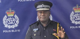 Police Commissioner Vaevaso suspended