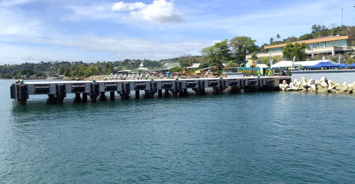 The commissioned Kulabule Jetty at the Honiara Domestic Terminal area