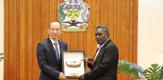Acting PM Lilo receives courtesy visit from Communist Party of China (CPC) delegation