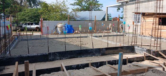 Construction of Gizo Hopital morgue