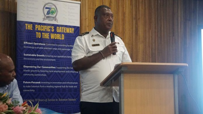 Harbours Supervisor chief Tony Levi. Photo by Tony Iroga