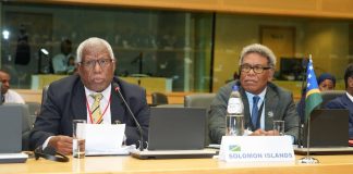 Houenipwela champions Pacific States’ demand for unity, reform, tangible delivery in Brussels