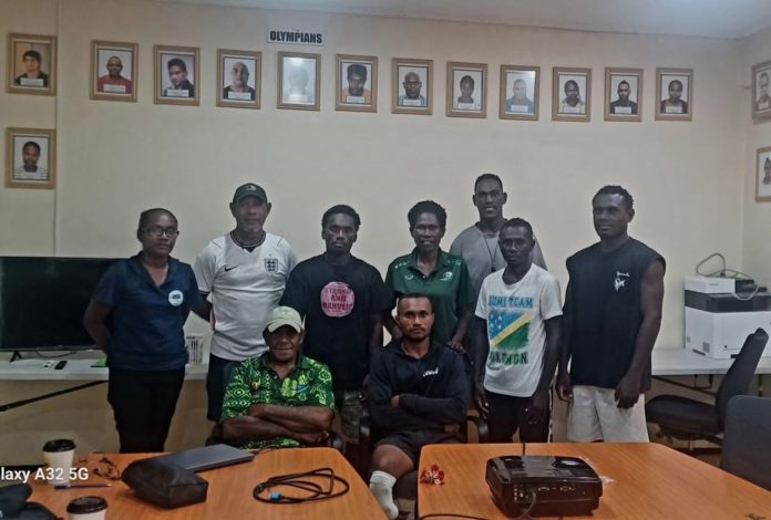 Team Solomons athletes, coaches and officials during the Anti-Doping and Clean Sport Awareness Session organised by SIAC and SIMC as part of Commonwealth Games preparations.